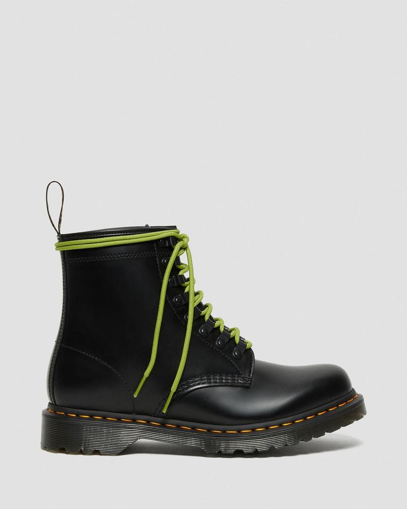 Dr Martens 1460 Ben Smooth Leren Veterlaarzen Heren Zwart | NL 306LIS